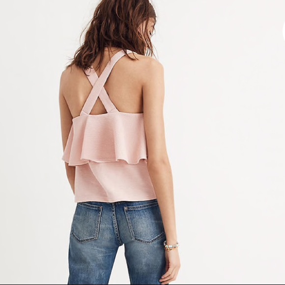 Madewell-Texture & Thread Tiered Tank Top - Picture 3 of 7